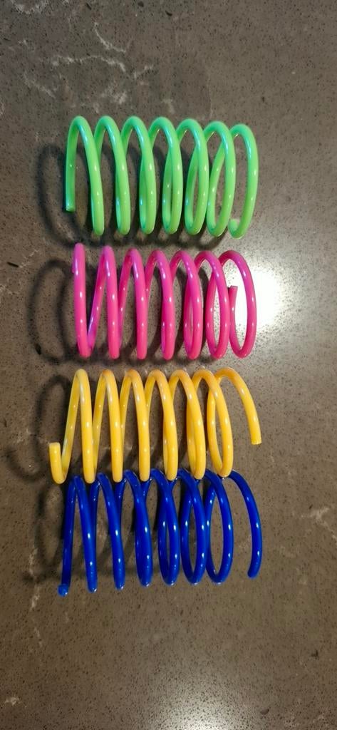 Katten veertjes speelgoed spiraaltje, springs, Ophalen of Verzenden, Nieuw