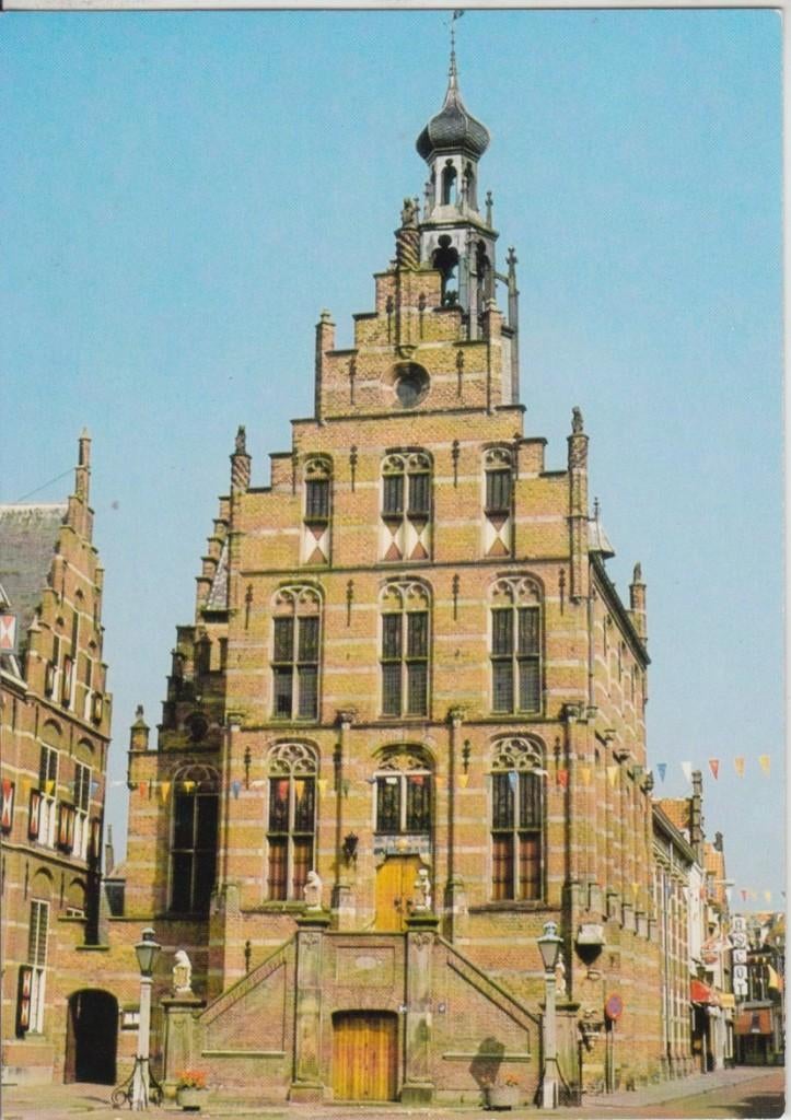 Culemborg Stadhuis Ongelopen, Verzamelen, Ansichtkaarten | Nederland, Ophalen of Verzenden, 1980 tot heden, Ongelopen, Gelderland
