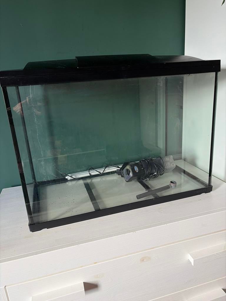 Superfish aquarium 100, Dieren en Toebehoren, Vissen | Aquaria en Toebehoren, Ophalen, Leeg aquarium