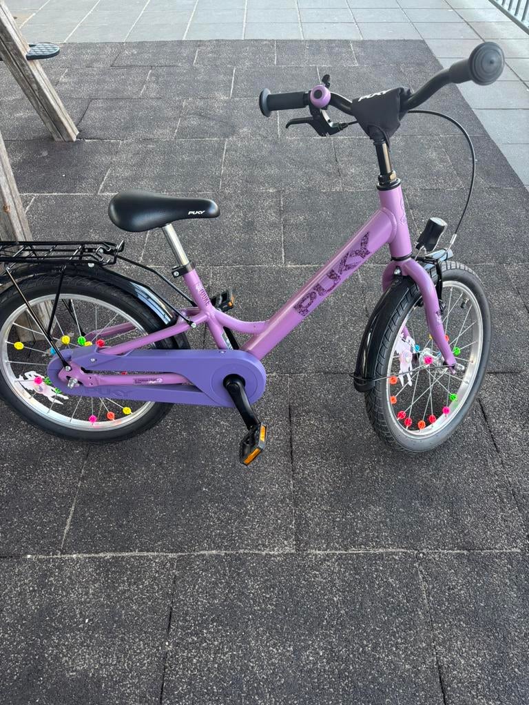 Puky meisjes fiets 18inch, Ophalen of Verzenden, Zo goed als nieuw, 16 tot 20 inch