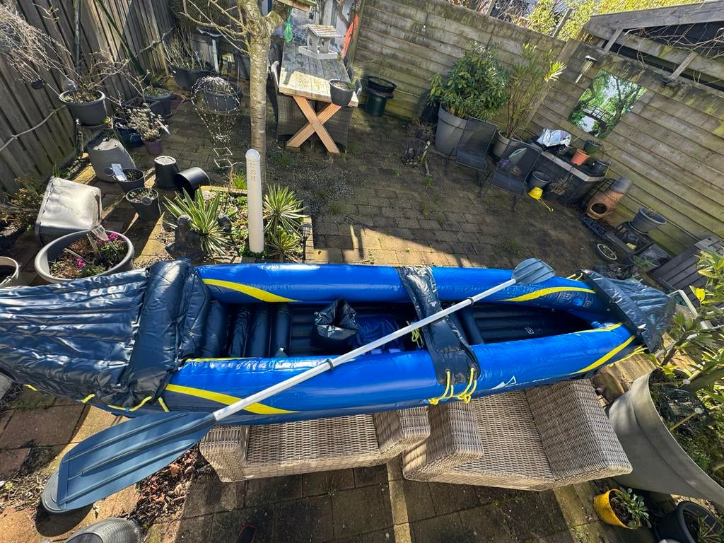 Opblaasbare Kajak - Inshore 335V met peddel, Ophalen, Opblaasbaar, Gebruikt, 2-persoons