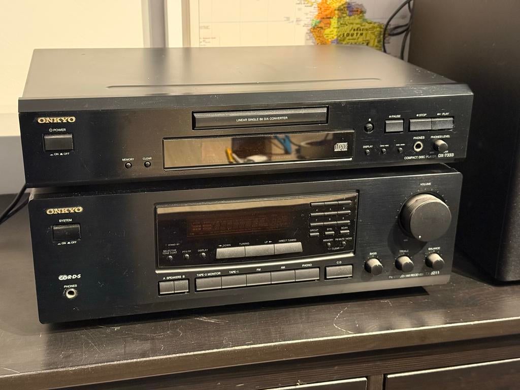 Onkyo TX-8211 receiver, Gebruikt, Ophalen of Verzenden, 60 tot 120 watt, Stereo
