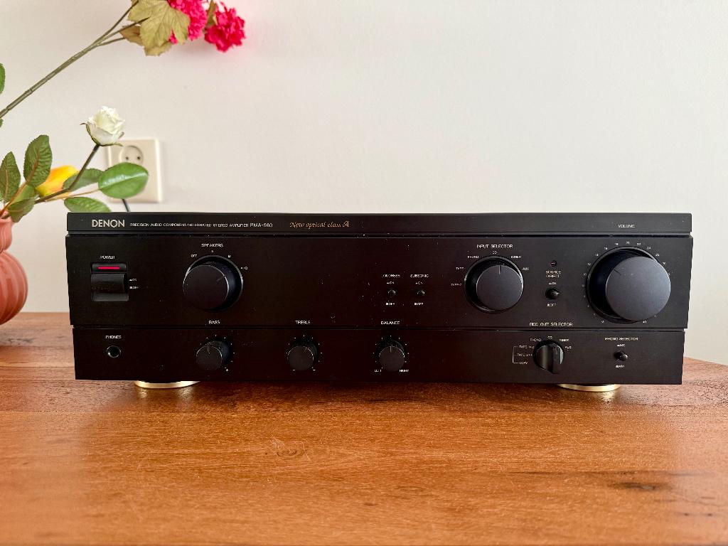 Denon PMA-560 versterker, Ophalen, Gebruikt, 120 watt of meer, Denon