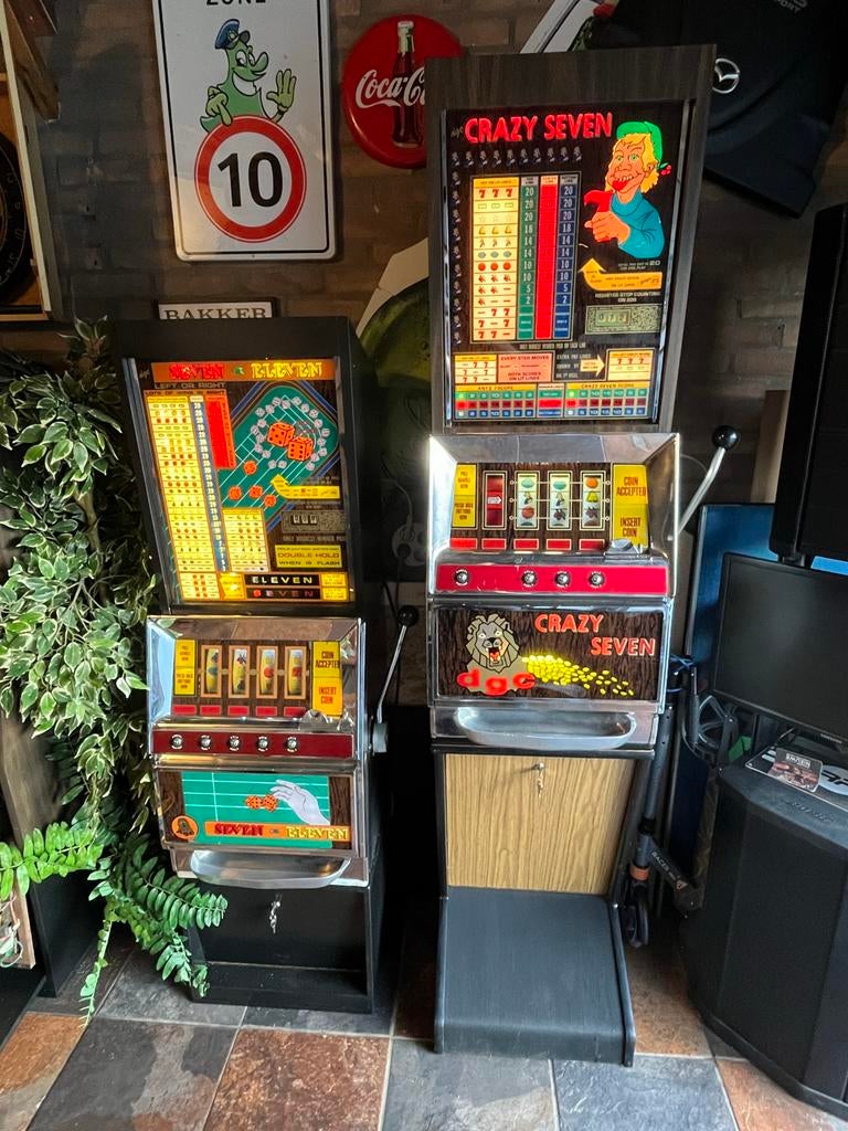 Crazy Seven Gokkast - Gulden (ombouw naar euro mogelijk), Verzamelen, Automaten | Gokkasten en Fruitautomaten, Gulden, Ophalen