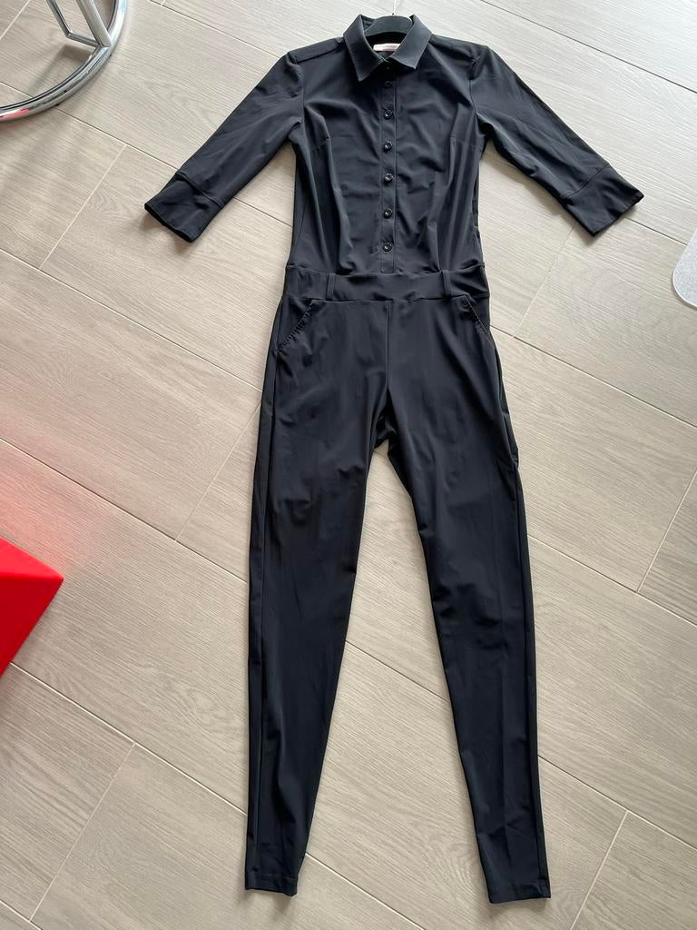 Studio Anneloes zwarte jumpsuit, mt XS / 34, Kleding | Dames, Jumpsuits, Ophalen of Verzenden, Zo goed als nieuw, Maat 34 (XS) of kleiner