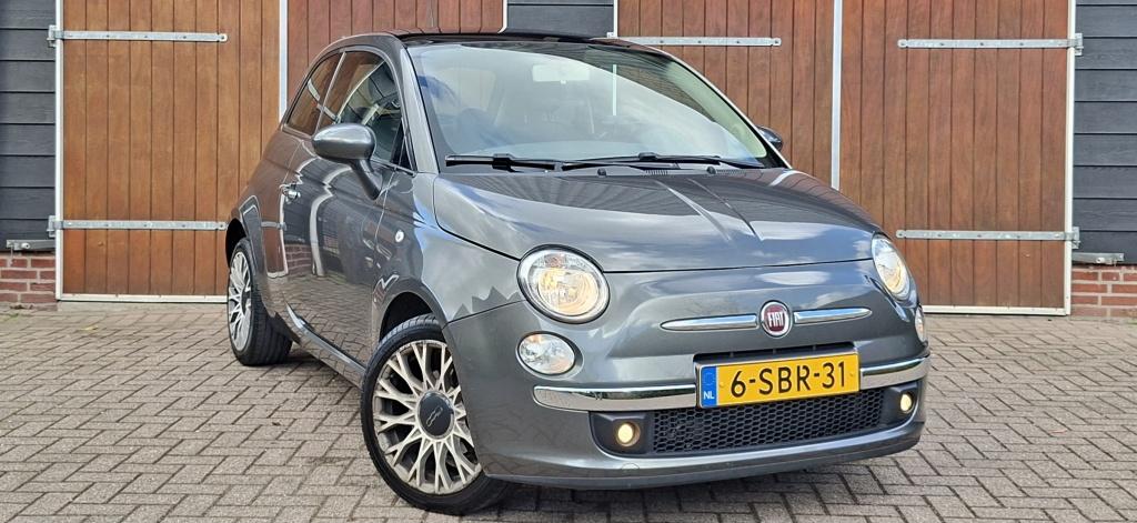 Fiat 500 0.9 TwinAir Lounge, Stoere auto, Panoramadak, NAP, Euro 5, Gebruikt, 31 €/maand, 905 kg