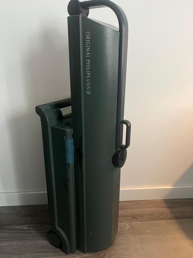 Inklapbare Philips zonnebank, Ophalen, Gebruikt, Zonnebank enkelzijdig