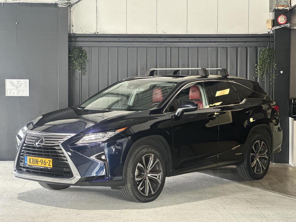 Lexus RX 450hL 4WD President Line | Panoramadak | Leder | He, Auto's, Automaat, Gebruikt, Euro 6, Blauw