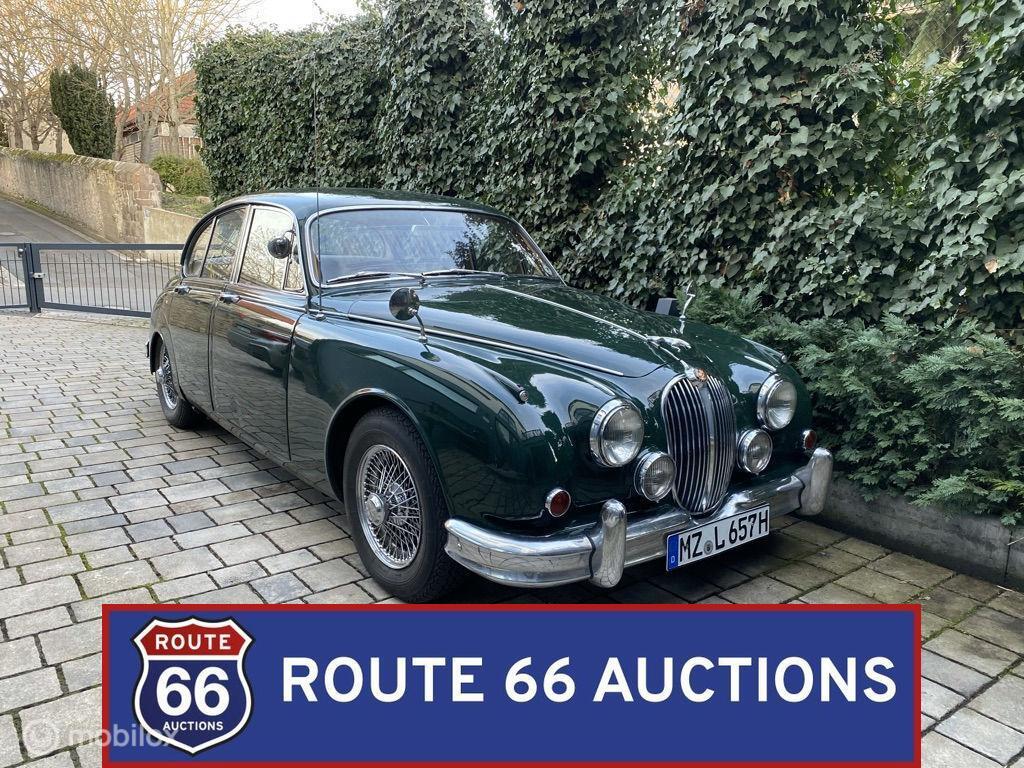 Jaguar MK2 | 1967 | Route 66 Auctions, Auto's, Overige carrosserieën, Zwart, Bedrijf, Handgeschakeld