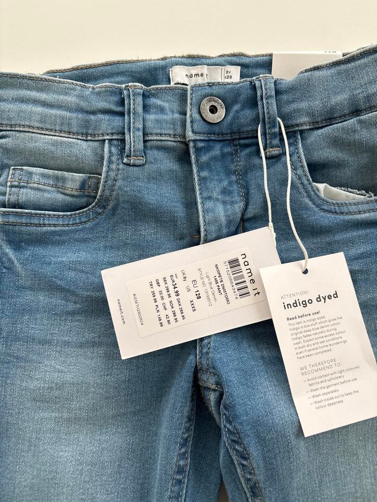 NKMPETE Skinny Jeans voor kinderen, maat 128, Ophalen, Nieuw, Jongen of Meisje, Broek