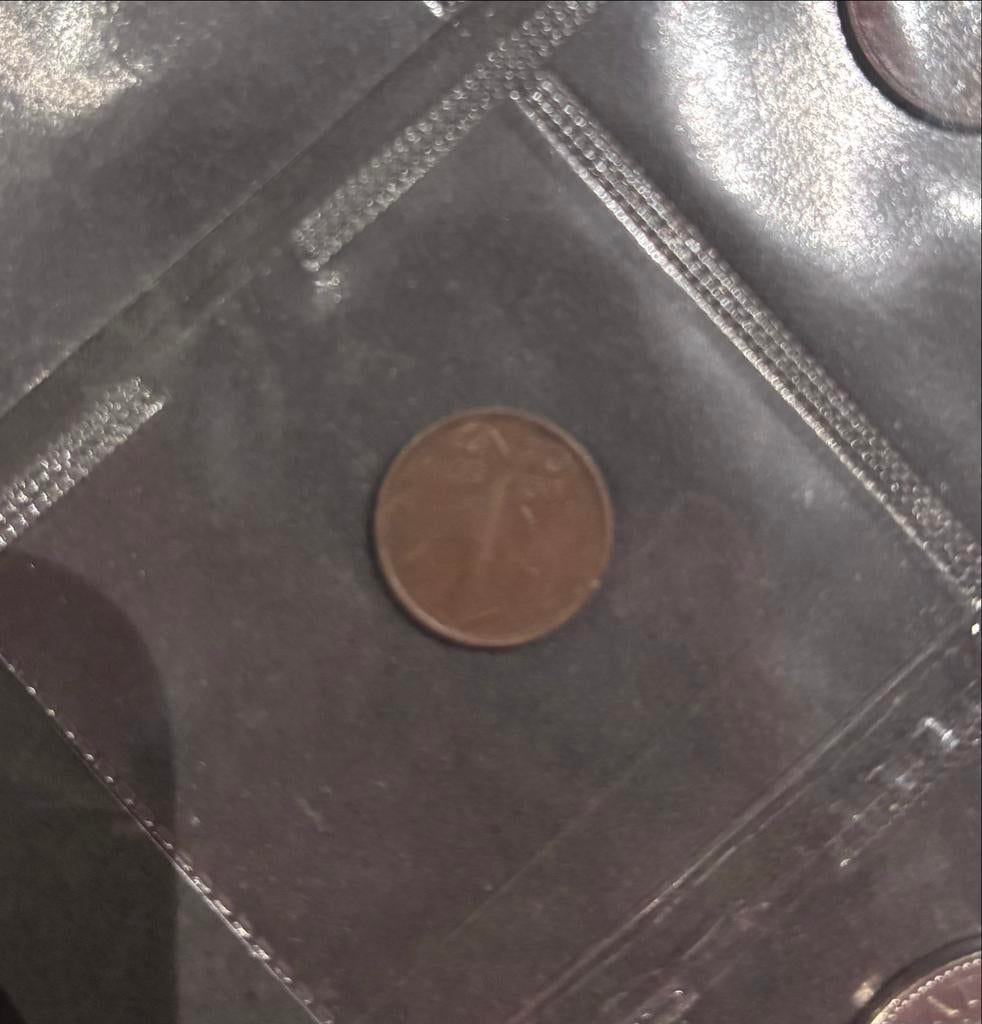 1 Cent Nederland 1957 Koningin Juliana, Ophalen of Verzenden, Koningin Juliana, 1 cent, Losse munt