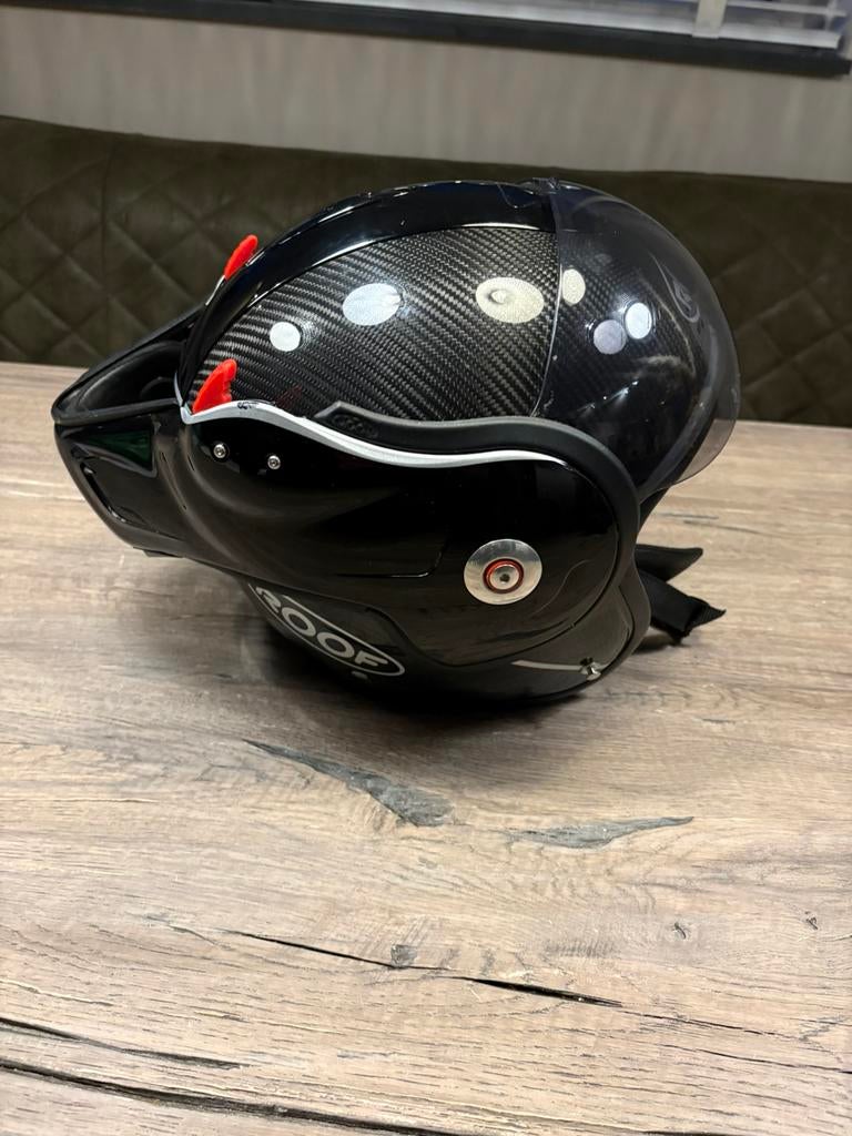 Roof boxer carbon, Motoren, Kleding | Motorhelmen, Ophalen of Verzenden, Tweedehands, Systeemhelm, Overige merken