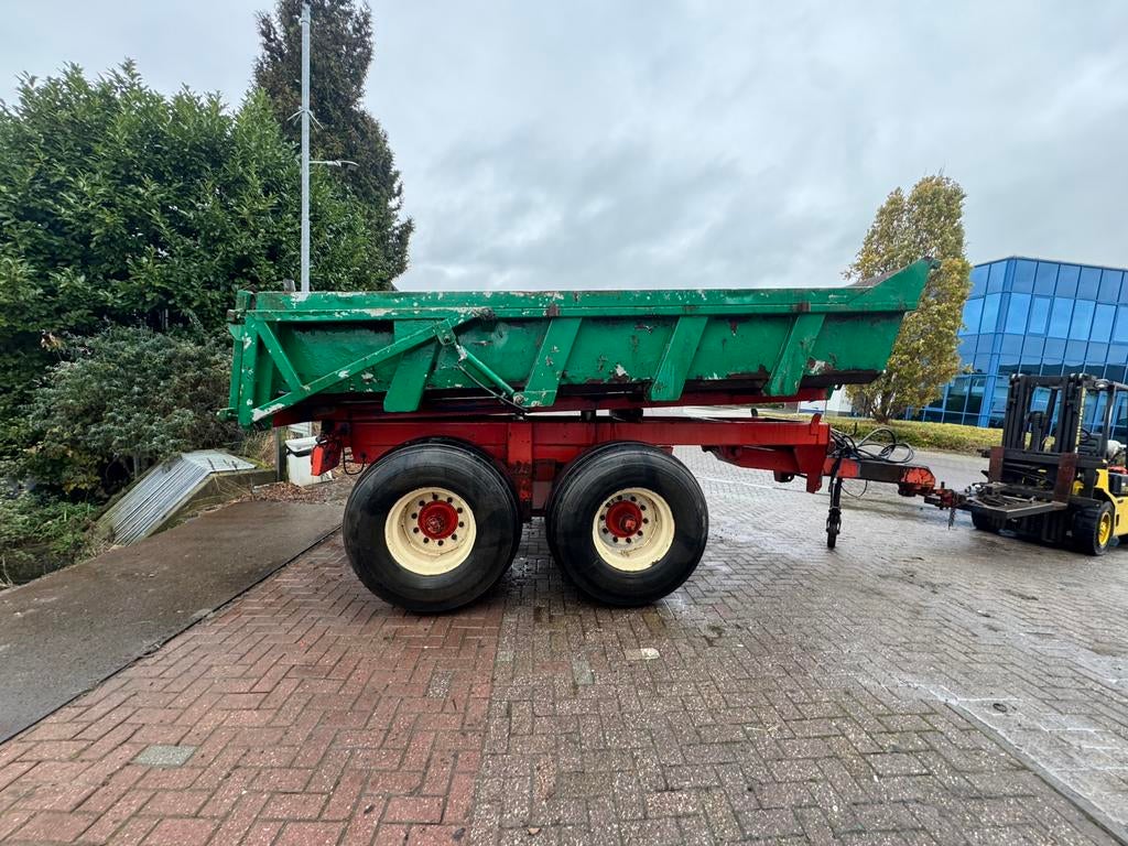 Dumper 16 ton, Ophalen, Transport
