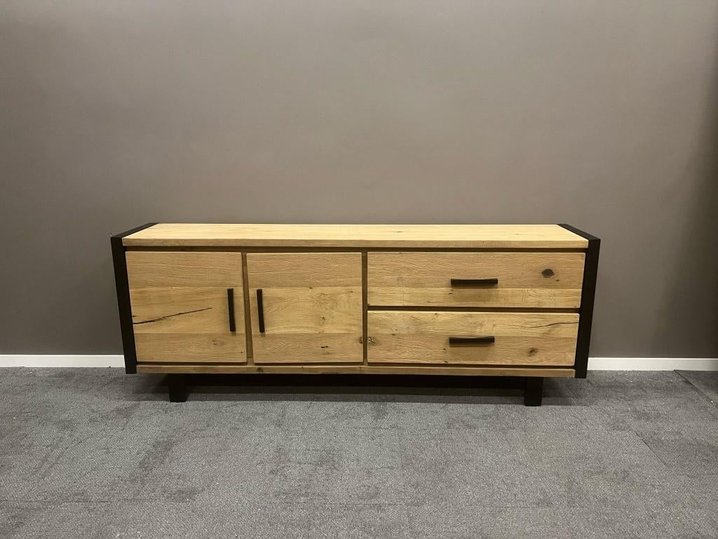 Happy@home Brooklyn dressoir 210cm, Nieuw, Ophalen of Verzenden, Minder dan 100 cm, Industrieel