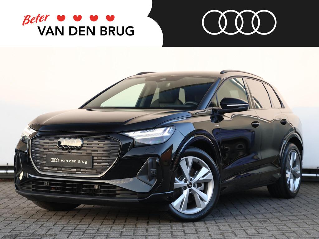 Audi Q4 e-tron S edition e-tron 45 82 kWh 210 kW / 286 PK Qu, Stof, Gebruikt, Zwart, 82 kWh