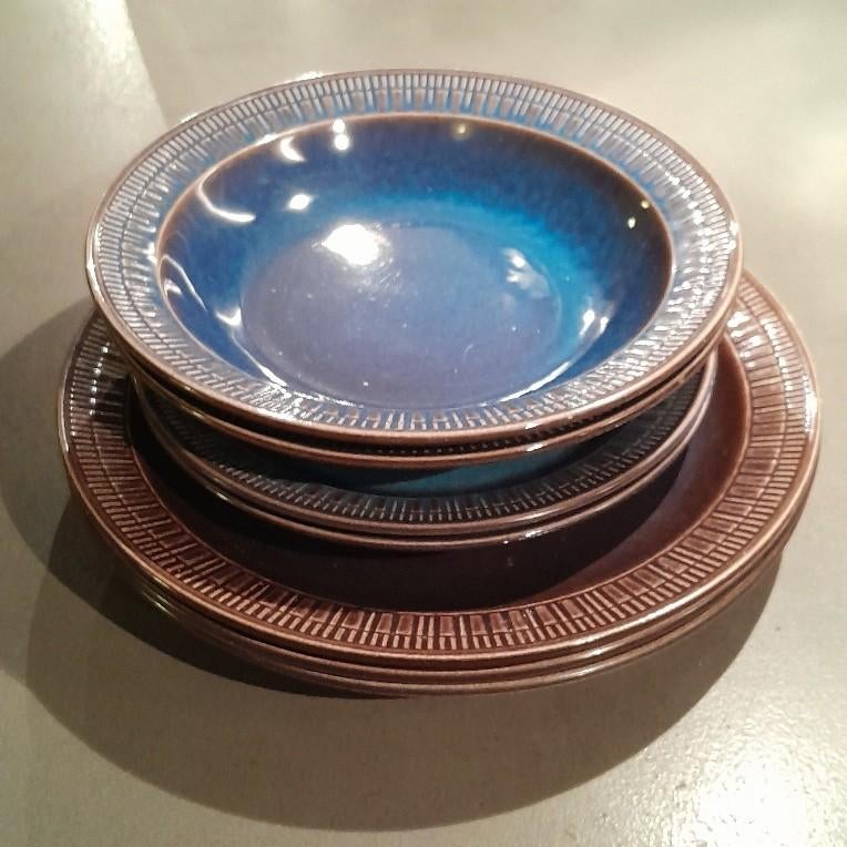 Gefle Kosmos serviesdelen., Gebruikt, Ophalen of Verzenden, Bord(en), Overige stijlen