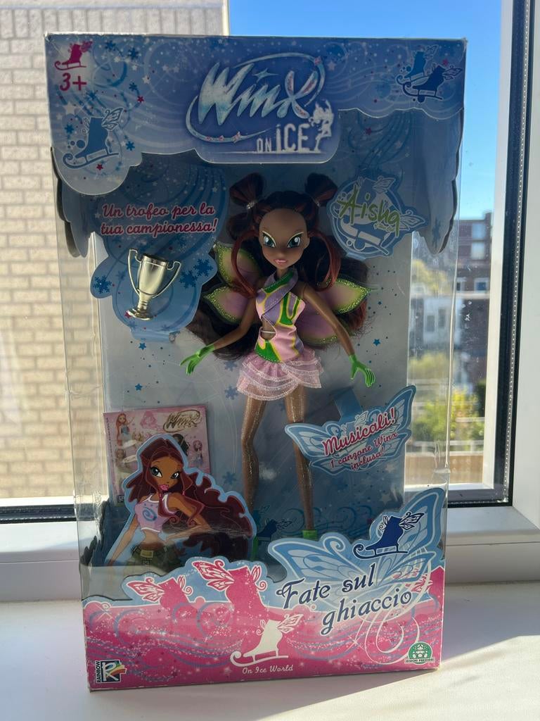 Winx Club Aisha pop op schaatsen - Nieuw in doos, Ophalen of Verzenden, Nieuw, Overige typen