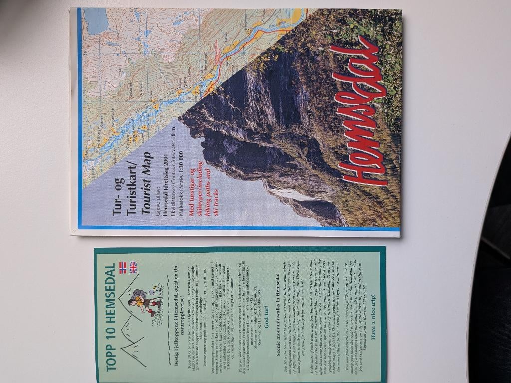 Hemsedal wandelkaart, Overige gebieden, 2000 tot heden, Ophalen of Verzenden, Landkaart