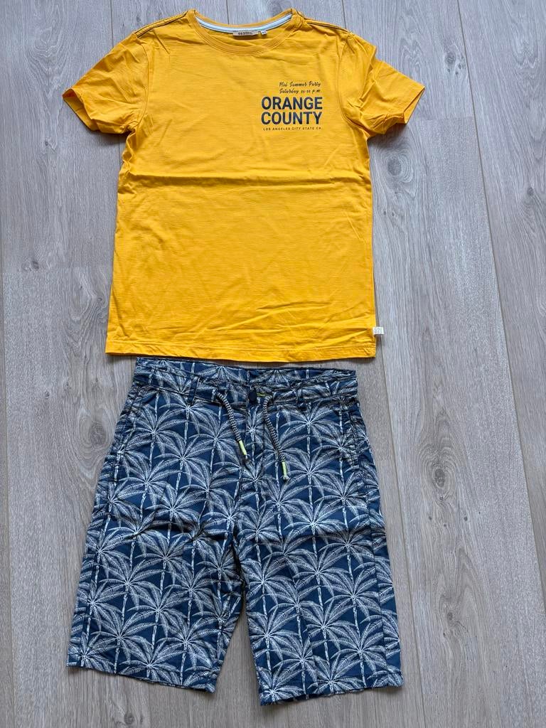 Zomers setje Original Marines maat 152 (11-12 jaar), Ophalen of Verzenden, Zo goed als nieuw, Jongen, Setje