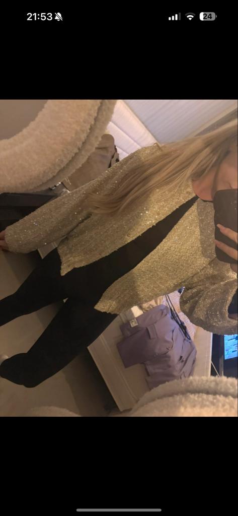 Summum jasje maat M - Goudkleurig met pailletten, Ophalen of Verzenden, Zo goed als nieuw, Maat 38/40 (M), Overige kleuren