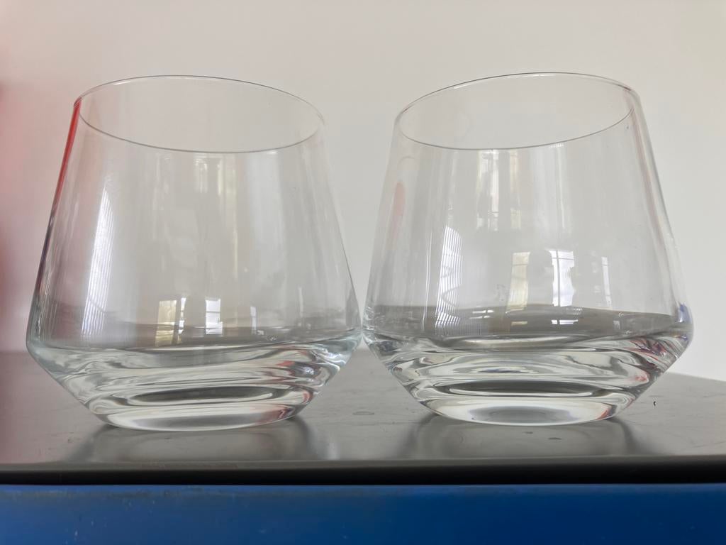 SCHOTT ZWIESEL whisky/waterglazen 4x, Verzamelen, Glas en Borrelglaasjes, Ophalen of Verzenden, Zo goed als nieuw, Overige typen