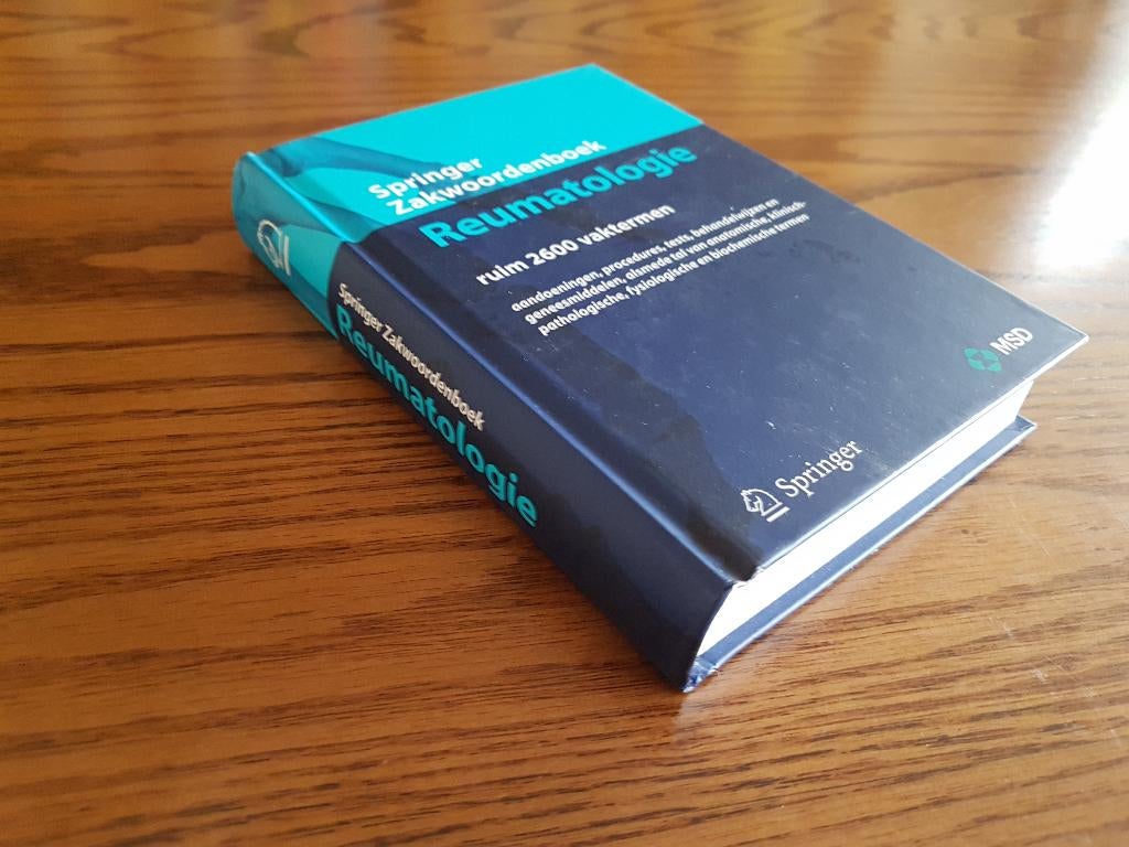 Springer ZAKWOORDENBOEK REUMATOLOGIE, Ophalen of Verzenden, Zo goed als nieuw, Overige wetenschappen