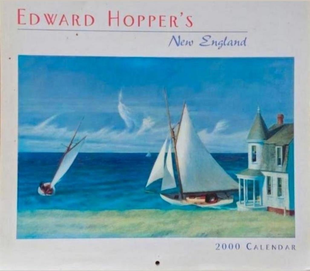 Kunstkalender EDWARD HOPPER., Verzenden, Zo goed als nieuw