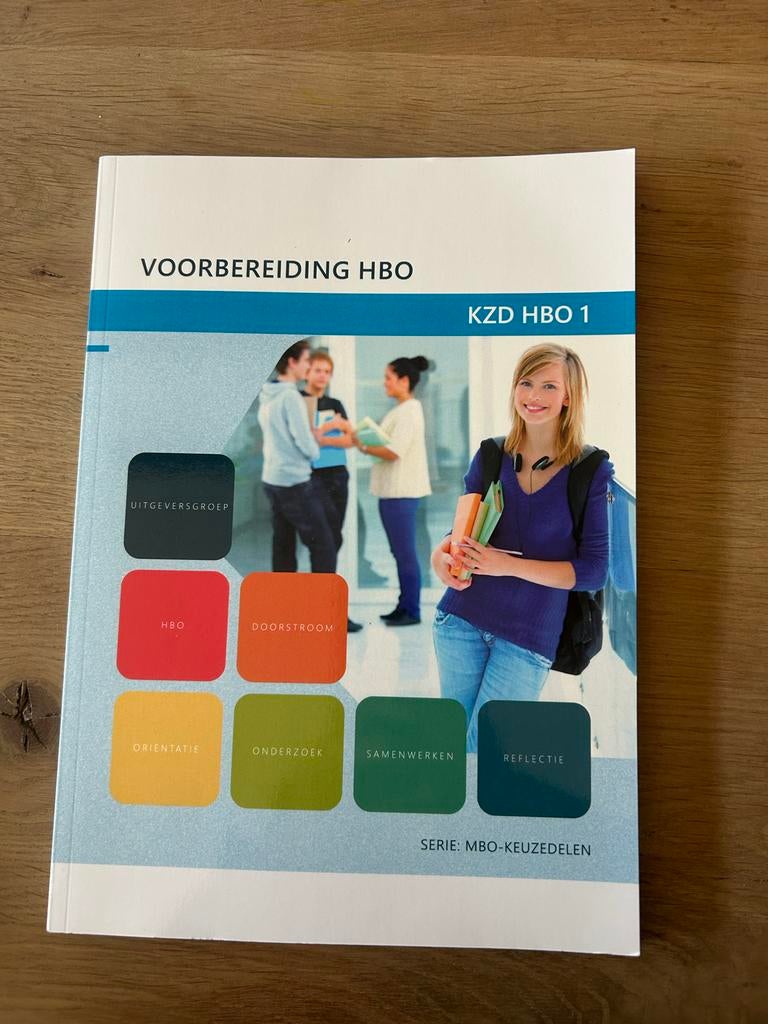 Boek: Voorbereiding HBO - KZD HBO 1 (MBO Keuzedelen), Boeken, Ophalen of Verzenden, Gamma, Zo goed als nieuw, MBO