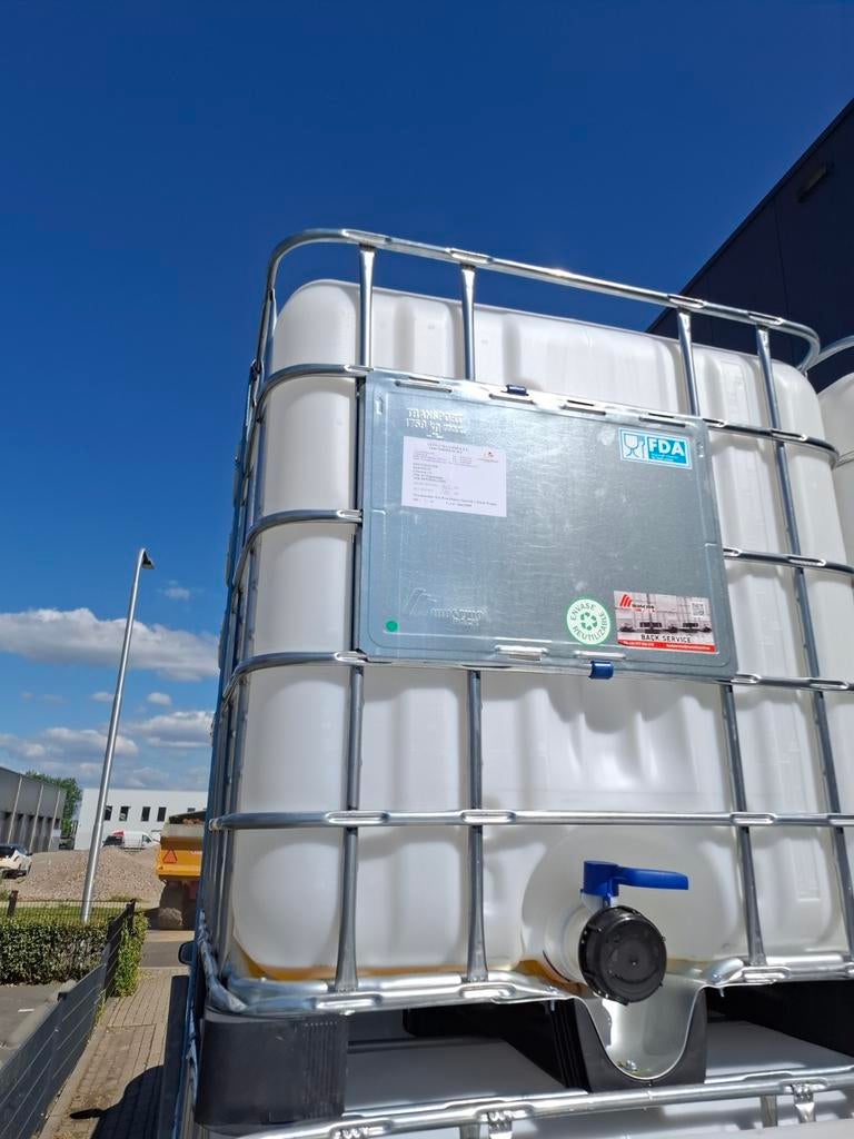 IBC containers 1x gebruikt als Nieuw, Tuin en Terras, Regentonnen, Ophalen, Kunststof, Met kraantje, 150 liter of meer