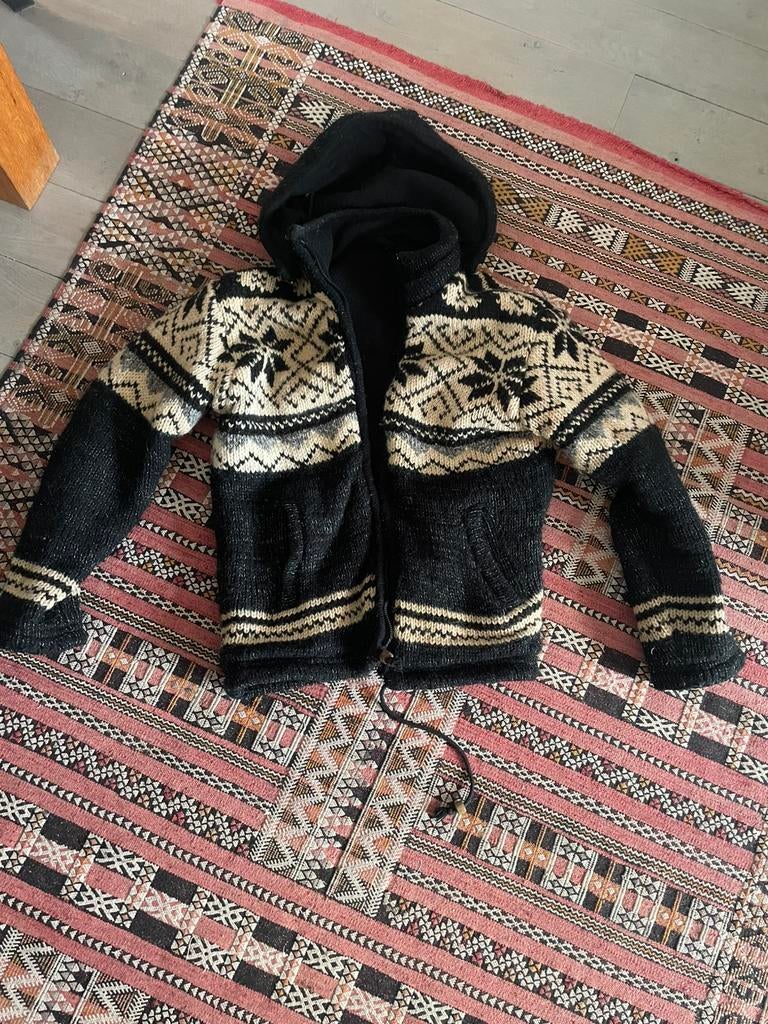 Wollen vest uit Nepal, Ophalen of Verzenden, Gedragen, Maat 36 (S), Beige