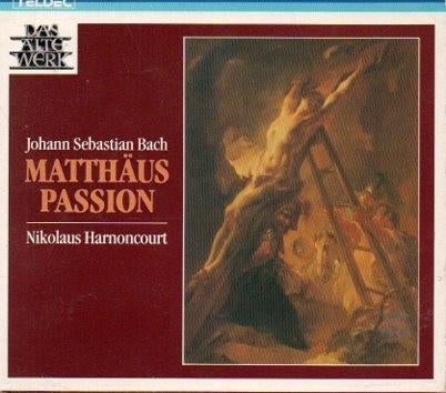 Bach: Matthäus-Passio / Harnoncourt -3cds 1971, Ophalen of Verzenden, Barok, Zo goed als nieuw, Vocaal