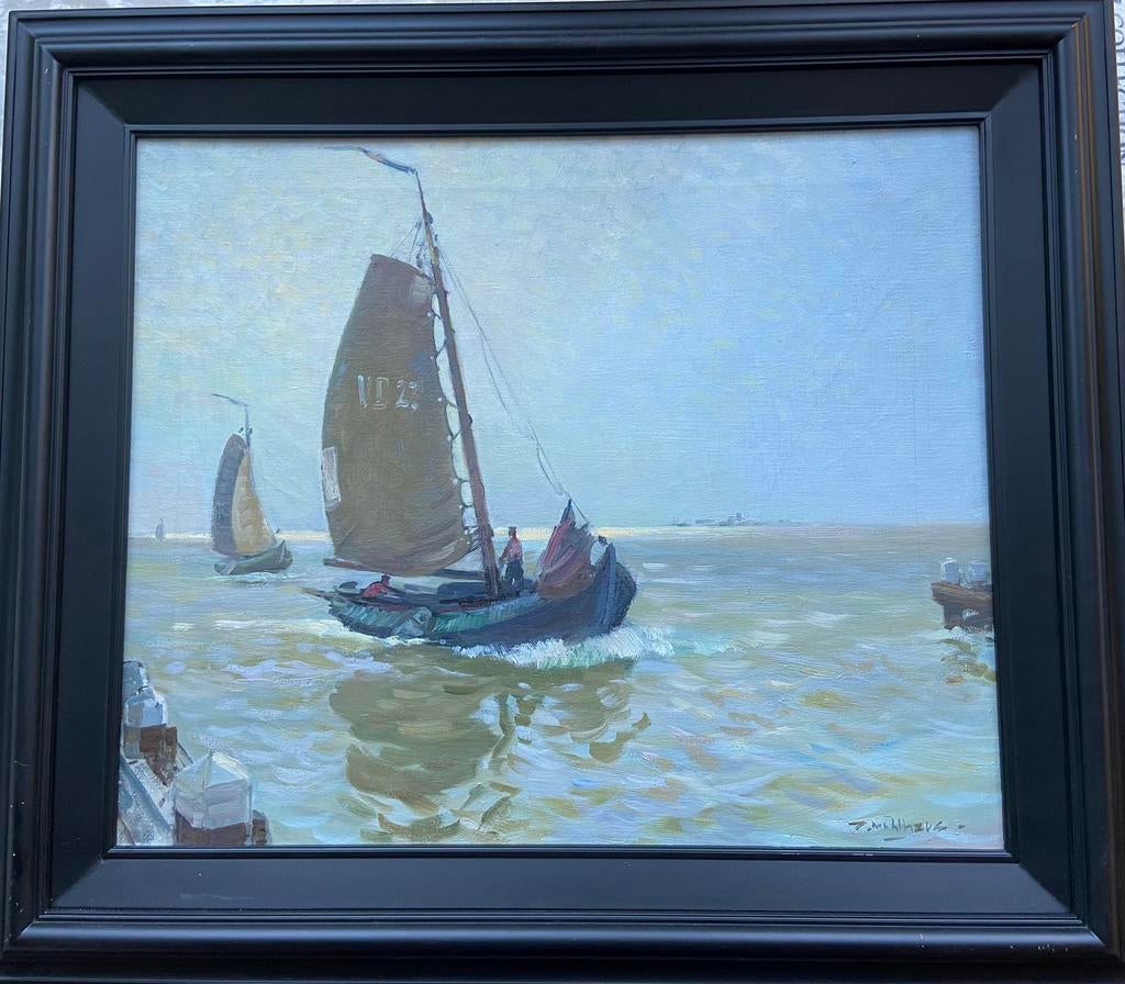 Volendammer kwak VD23 gesigneerd., Antiek en Kunst, Ophalen