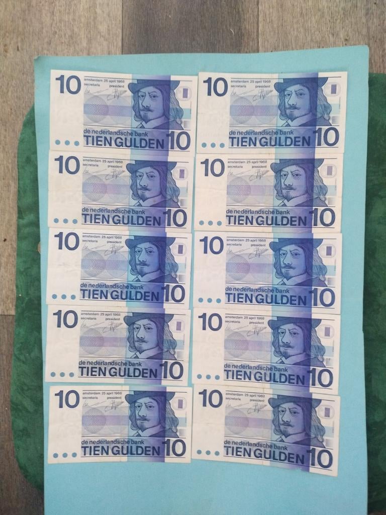 1968  10x  zonder vlekken, Ophalen of Verzenden