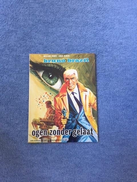 Bruno Brazil, Ogen zonder Gelaat, Uitgeverij Helmond jaren70, Eén stripboek, Ophalen of Verzenden, Zo goed als nieuw