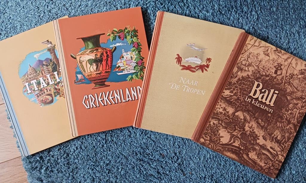 Vintage Reisgidsen: Italië, Griekenland, Tropen, Bali, Europa, Reisgids of -boek, Ophalen, Gelezen