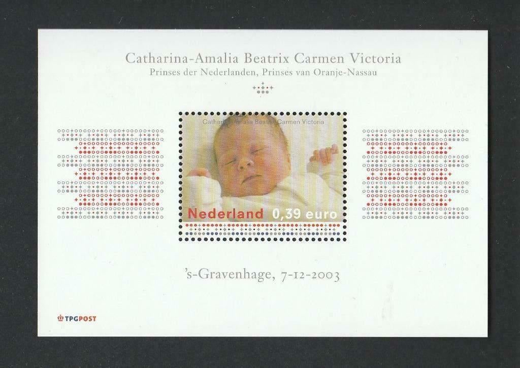 Nvph 2243 Blok Geboorte van Prinses Amalia 2003 Postfris, Postzegels en Munten, Ophalen, Postfris