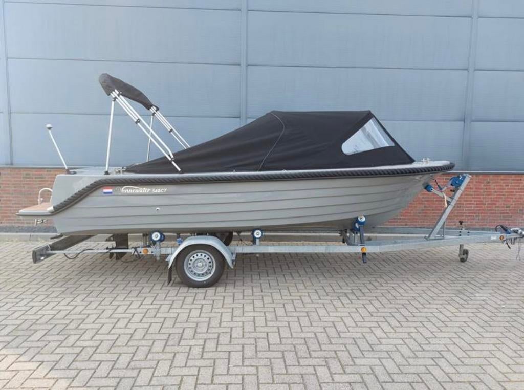 Tender sloep 540 incl. trailer, Ophalen, 10 tot 30 pk, Zo goed als nieuw, 3 tot 6 meter