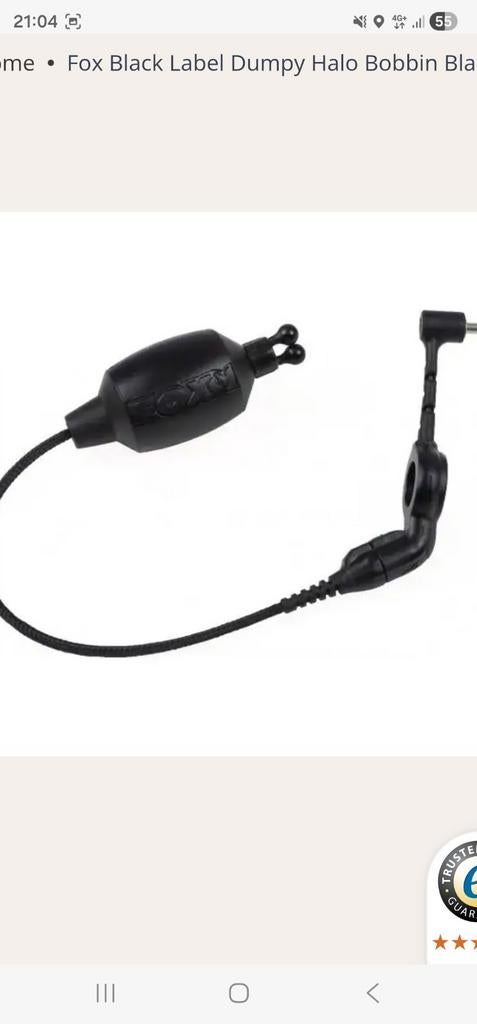 2x Fox black label dumpy halo bobbin zwart, Ophalen of Verzenden, Nieuw, Overige typen