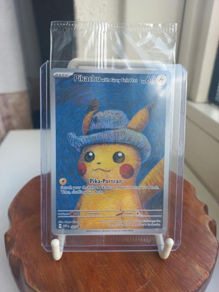 Pikachu with Grey Felt Hat, Ophalen of Verzenden, Nieuw, Losse kaart