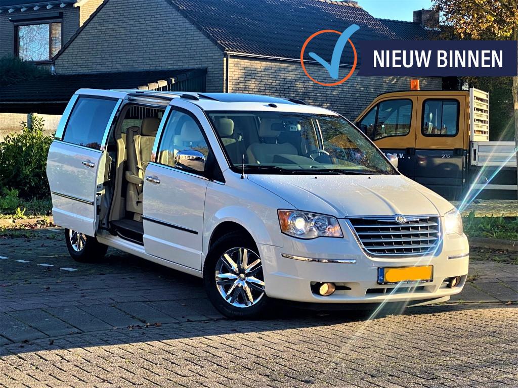 Chrysler Grand Voyager 4.0 V6 LIMITED WHITE OPEN-DAK SWIVEL&, Auto's, Automaat, Gebruikt, Beige, Grand Voyager