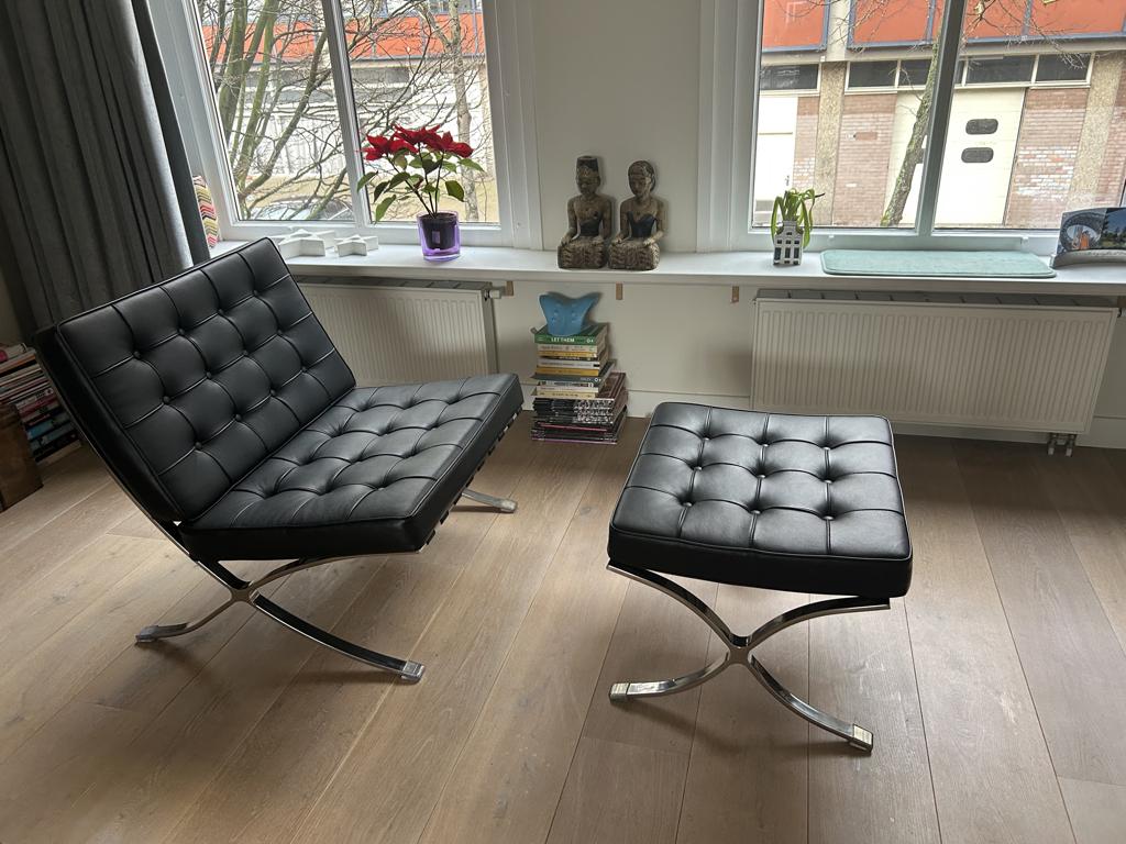 Barcelona Chair, Ophalen, Overige materialen, Gebruikt, Minder dan 75 cm