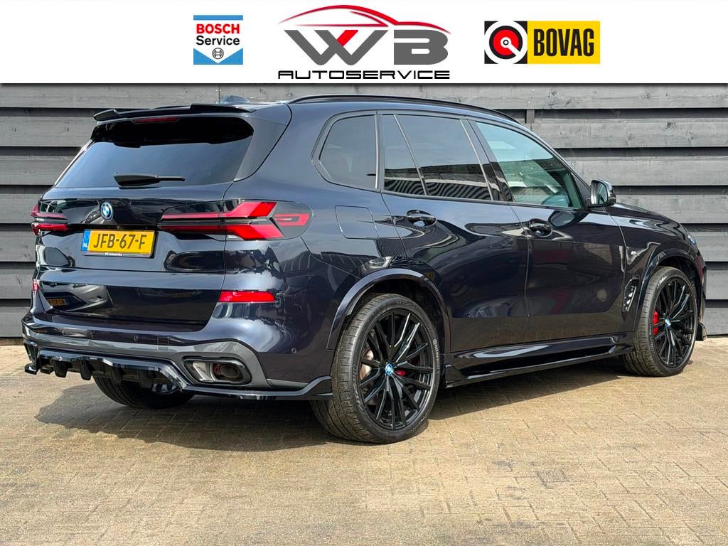 BMW X5 XDrive50e M Sport I Pano I Laser I 22" I Bomvol, Adaptive Cruise Control, Gebruikt, 2395 kg, Zwart