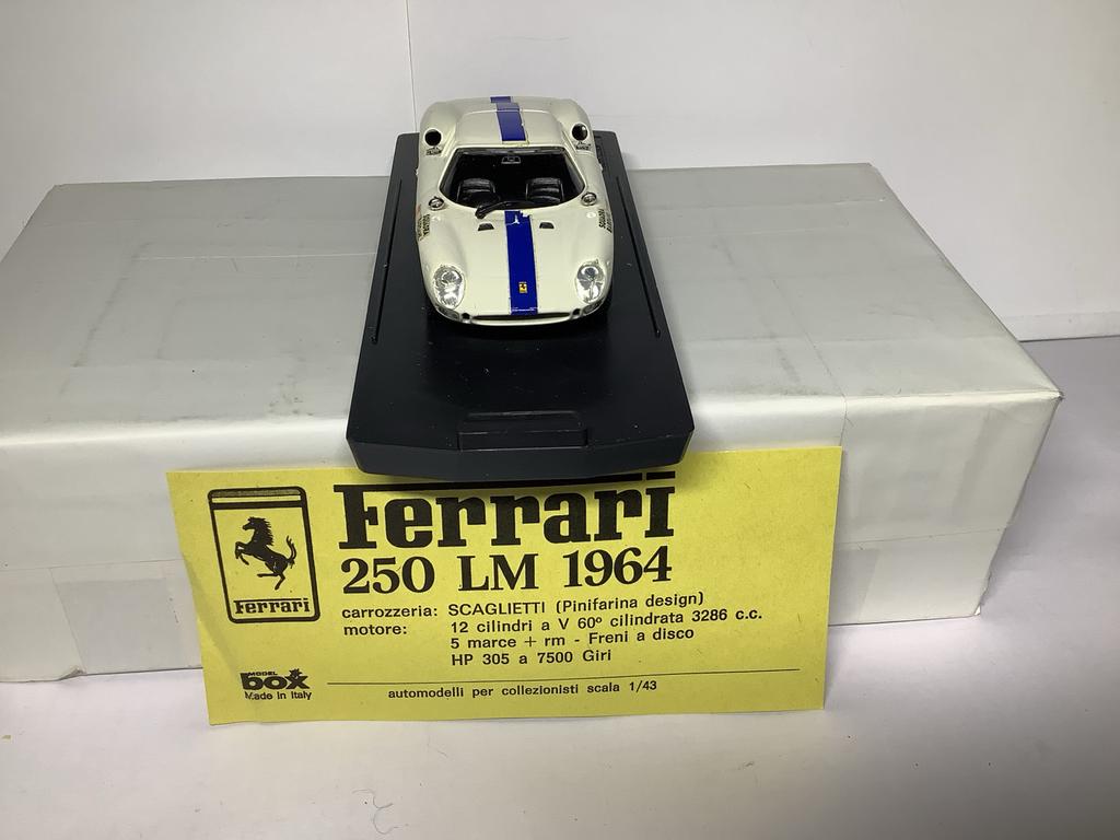Ferrari 250 LM 1964 Modelauto - Schaal 1:43, Ophalen of Verzenden, Nieuw, Auto, Overige merken