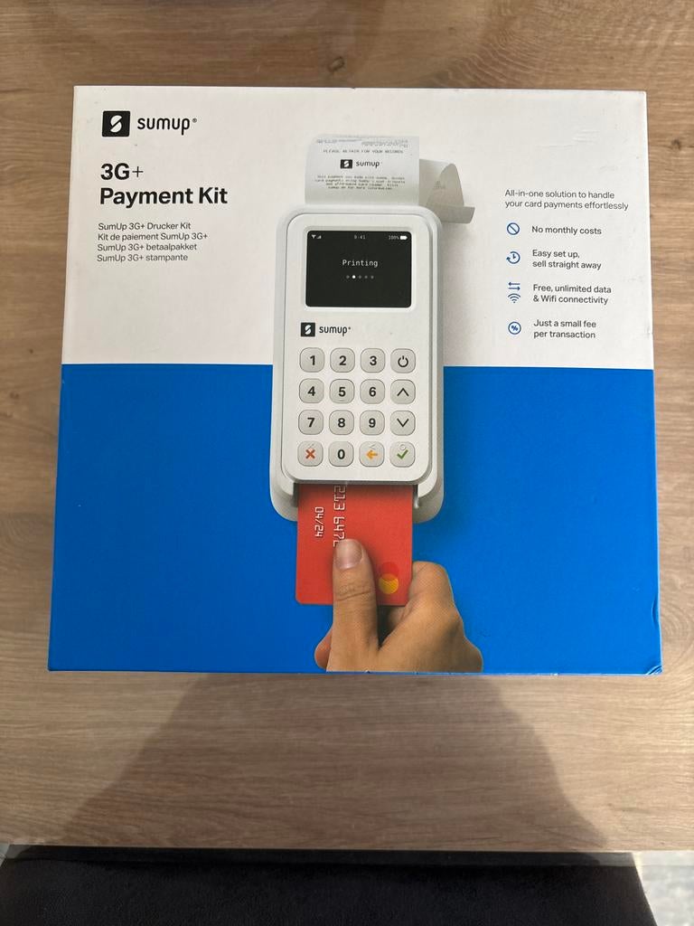 SumUp 3G+ Payment Kit met Printer - Nieuw in Doos, Ophalen of Verzenden