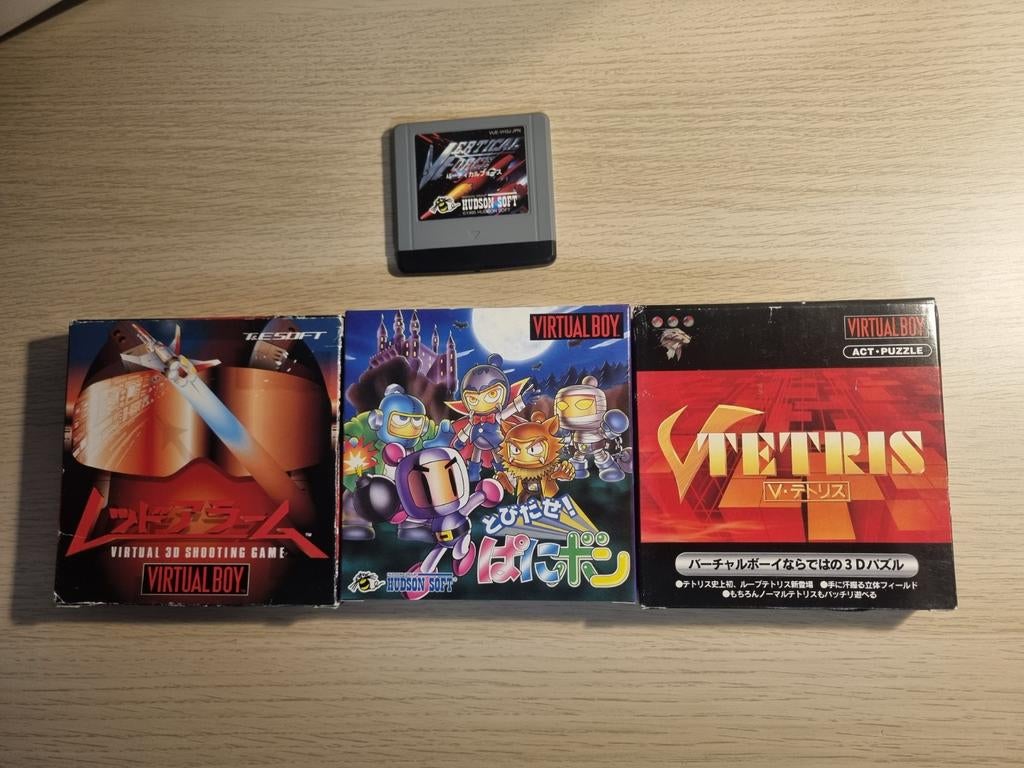 Nintendo Virtual Boy games, Spelcomputers en Games, 1 speler, Ophalen of Verzenden, Gebruikt, Vanaf 3 jaar