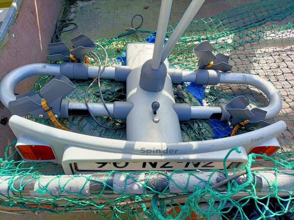 Spinder fietsdrager voor 2 gewone fietsen te koop, Ophalen, Trekhaakdrager