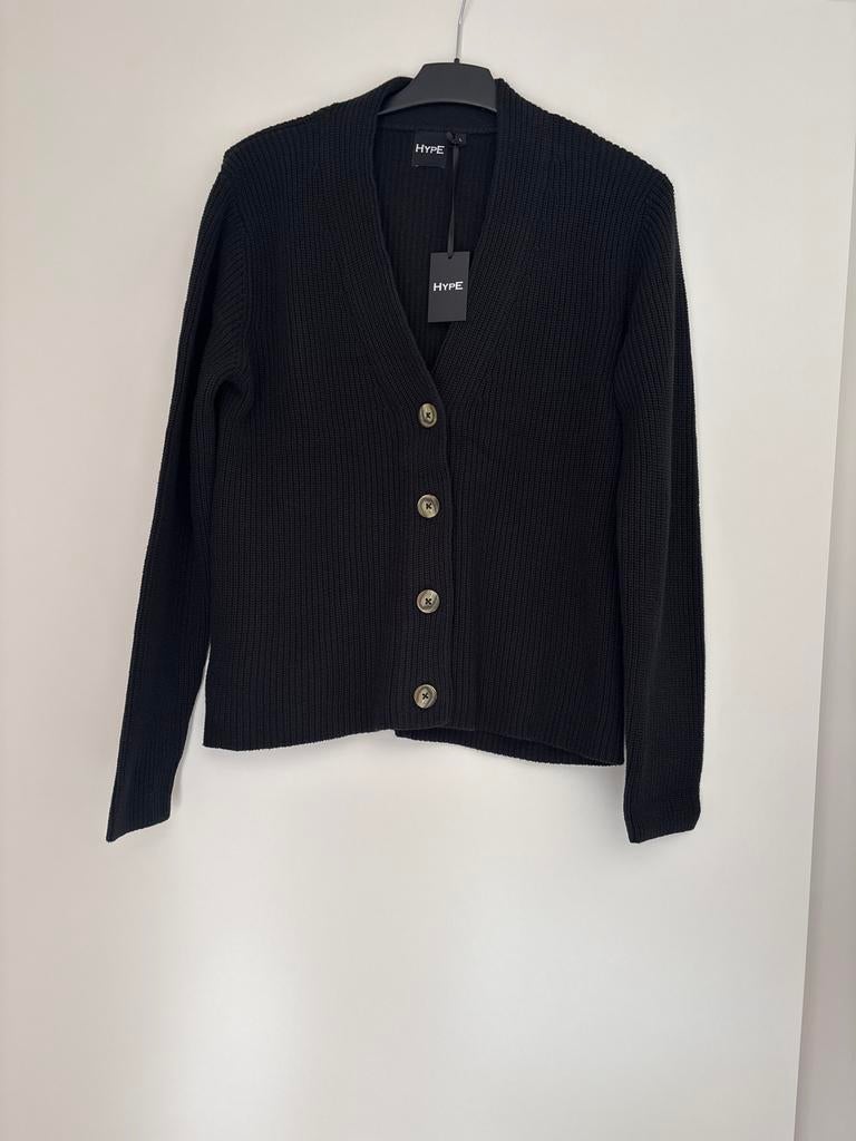 Zwart HYPE vest met knopen, Ophalen of Verzenden, Nieuw, Maat 42/44 (L), Zwart