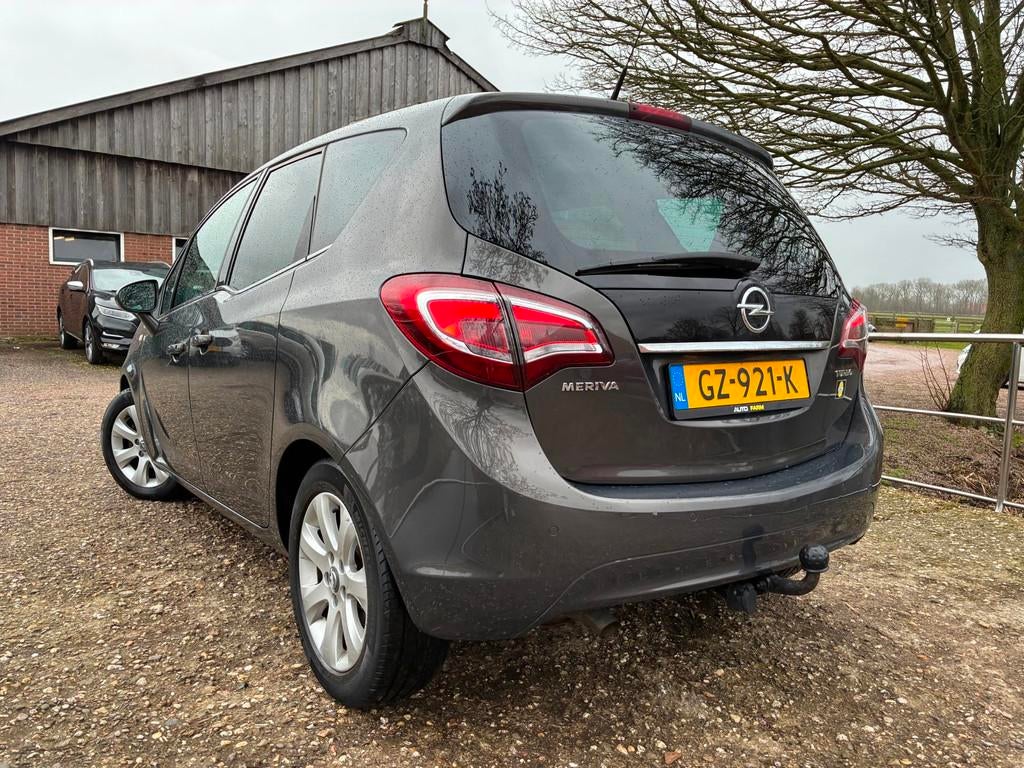 Opel Meriva 1.4 Turbo Cosmo | Leder + Cruise + Clima nu €, Auto's, Opel, Voorwielaandrijving, 4 cilinders, Stoelverwarming, Bedrijf