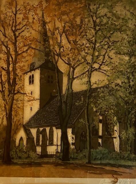 Jan van Vucht Tijssen Kerkje van Neerbosch, Ophalen of Verzenden