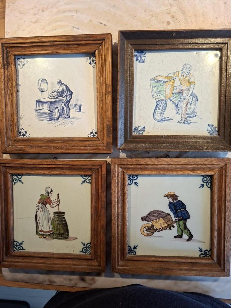 Oud Hollandse tegeltjes in nette staat, Ophalen